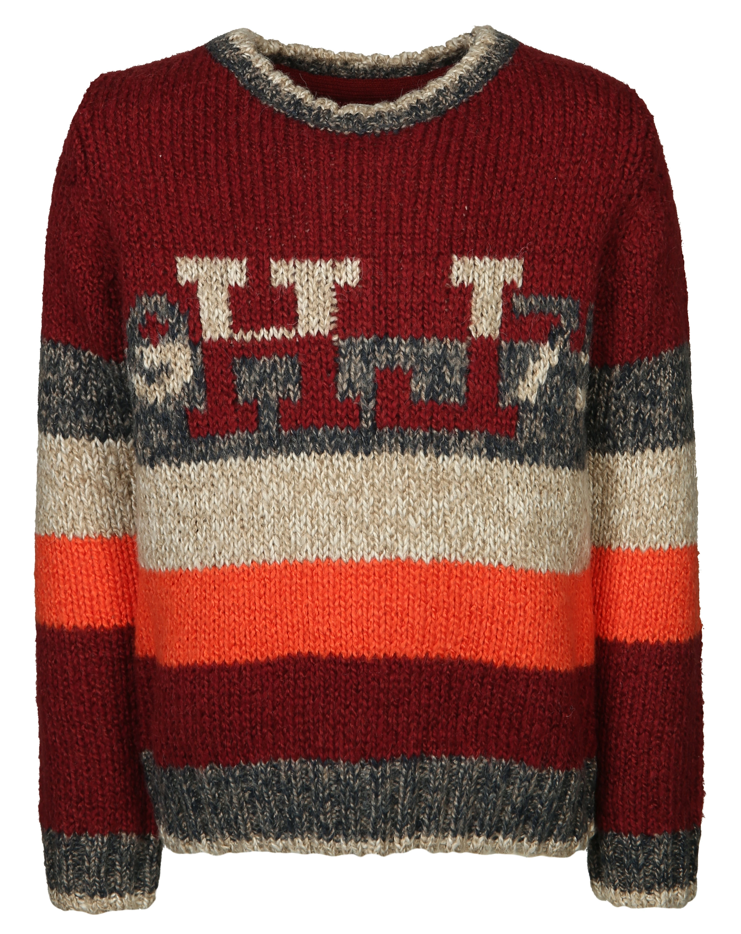 Strickpullover COLLEGE in rot