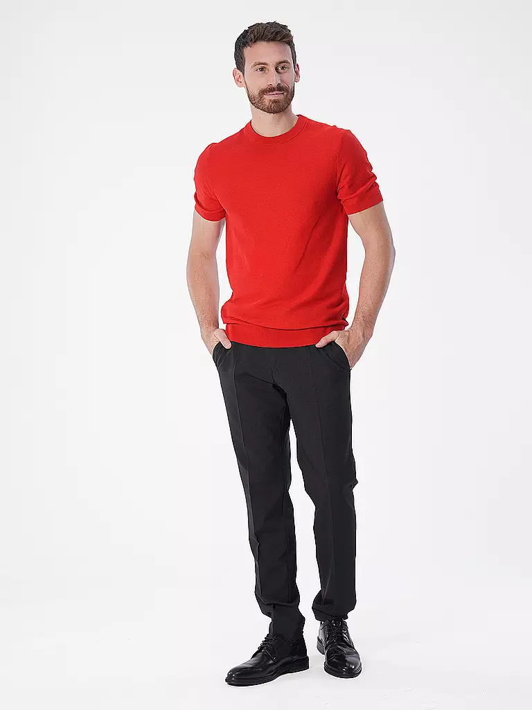 BOSS Strickshirt TANTINO rot