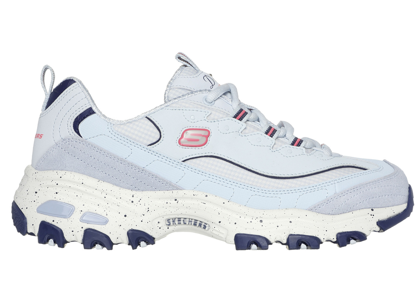 SKECHERS Schnür-Sneaker mit Veloursleder-Besätzen