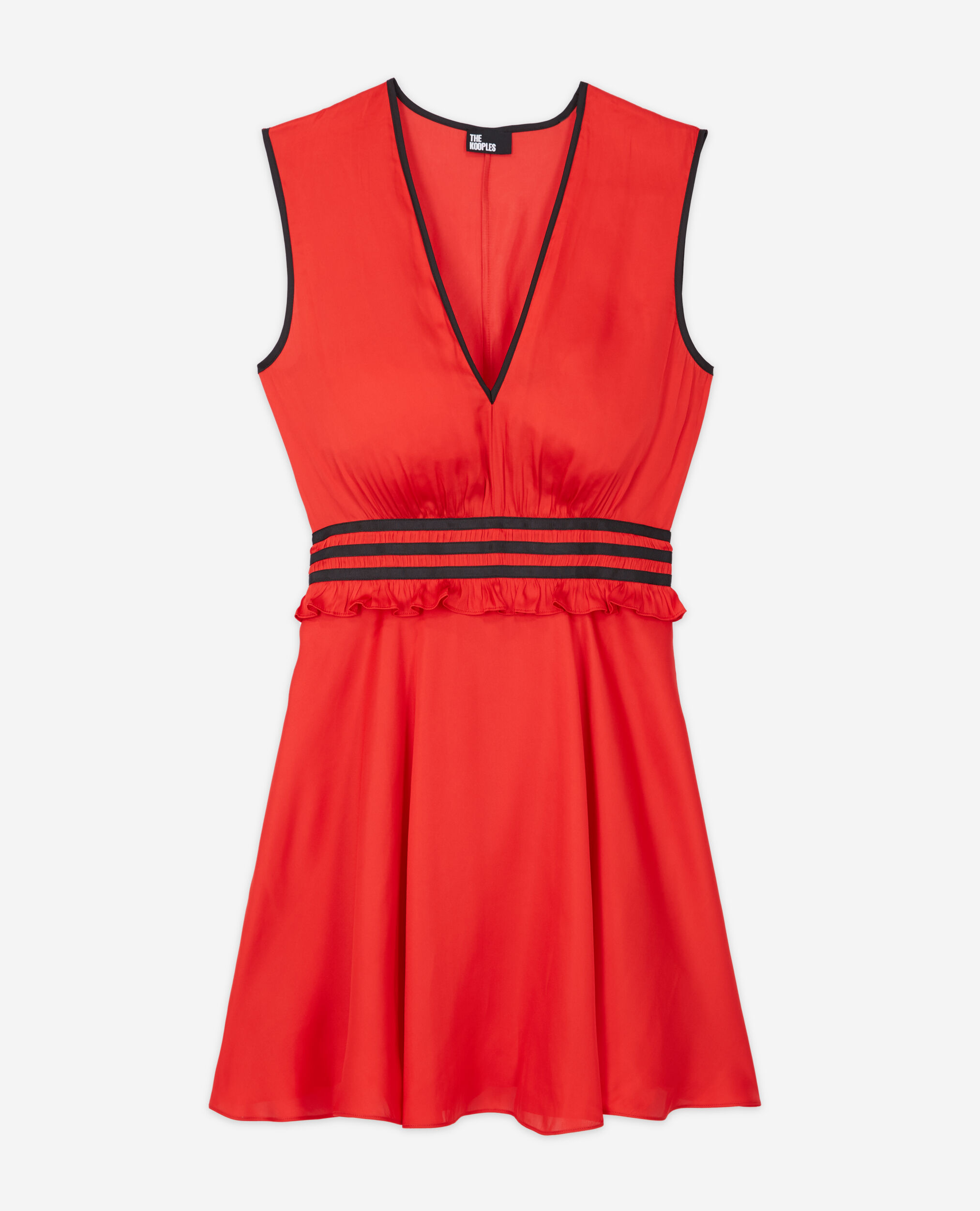 Robe courte rouge