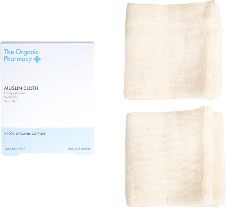 The Organic Pharmacy ORGANIC MUSLIN CLOTH DUO KIT