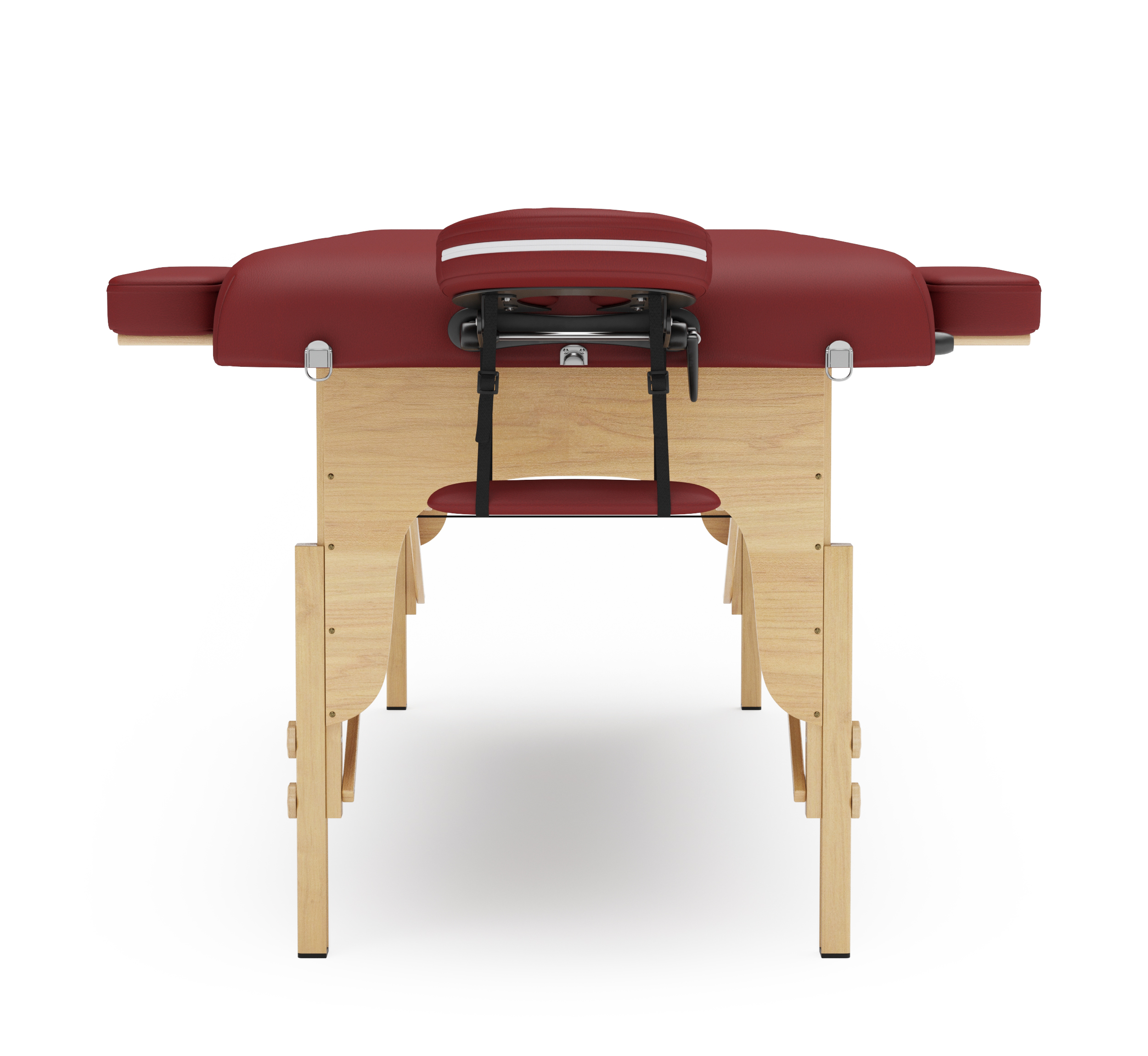 Massageliege 3-Zonen rot
