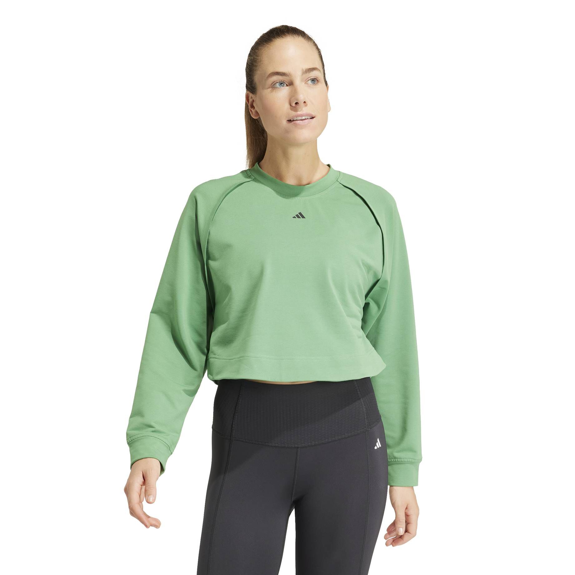 adidas Performance| Damen Sweatshirt POWER COVER UP