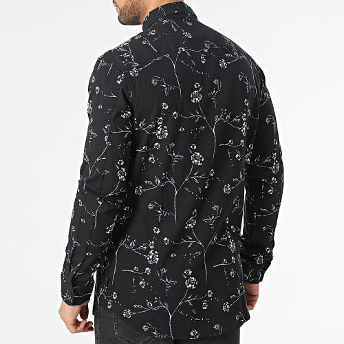 Chemise Manches Longues Axl Life Noir Floral