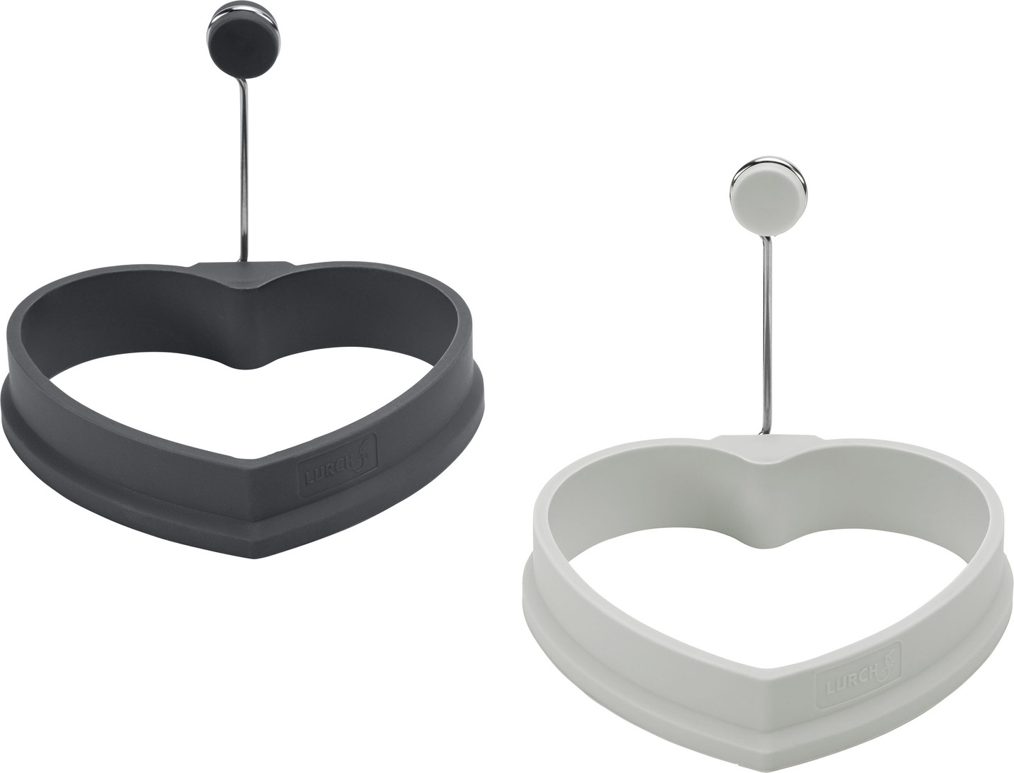 Hitzebeständiges Eiformer-Set aus Silikon, 2-teilig