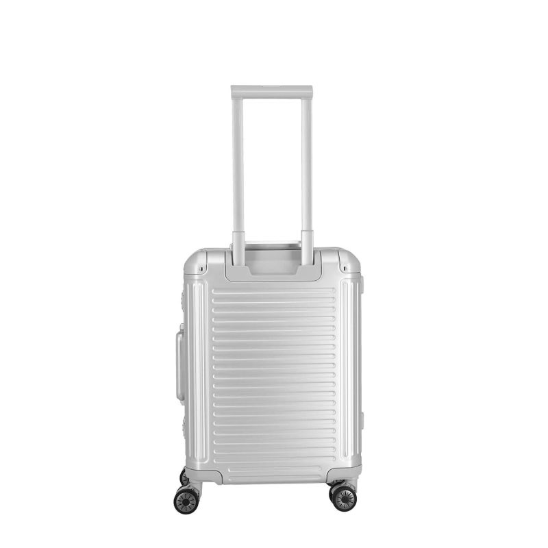 Valise cabine rigide Next Aluminium 55 cm Argent