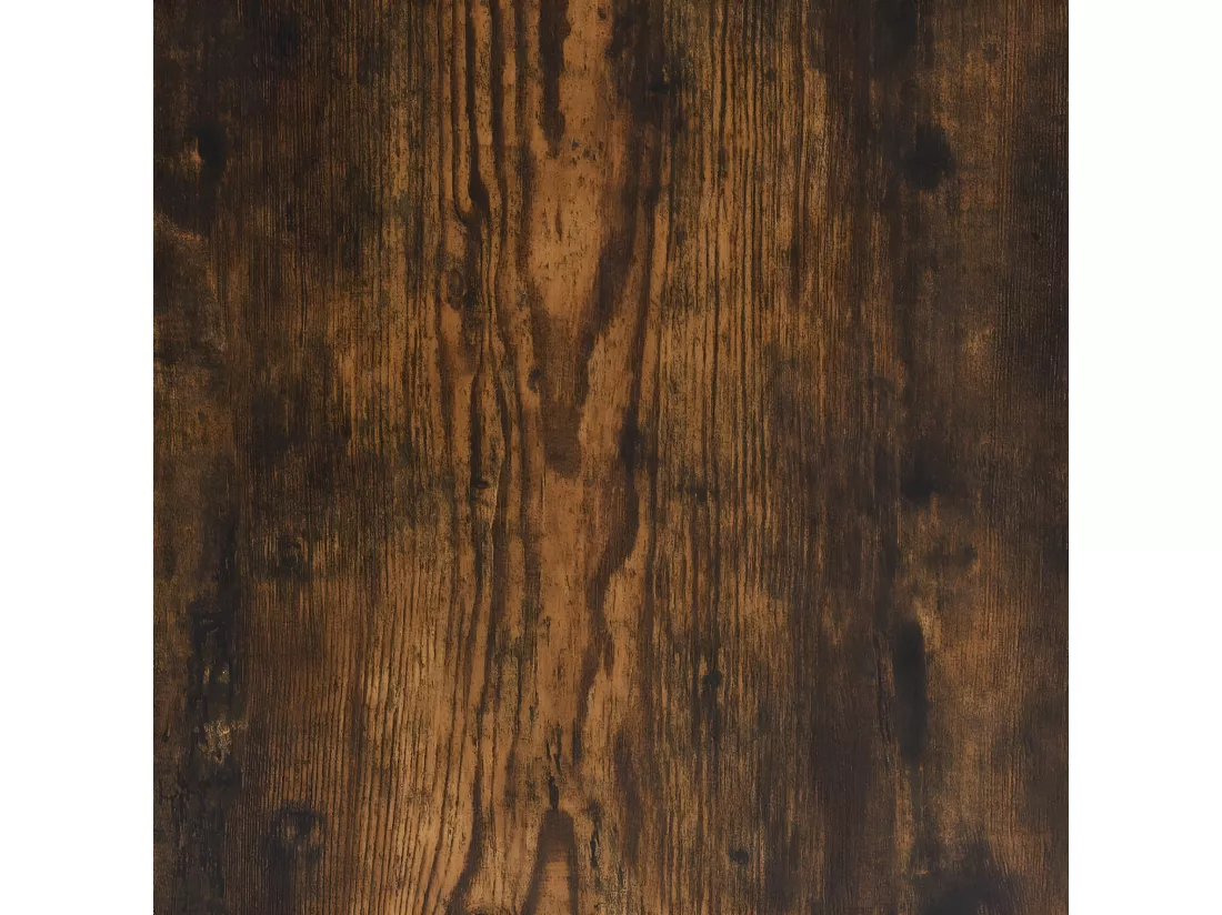 Table console chêne fumé 100x34,5x75 cm bois d'ingénierie