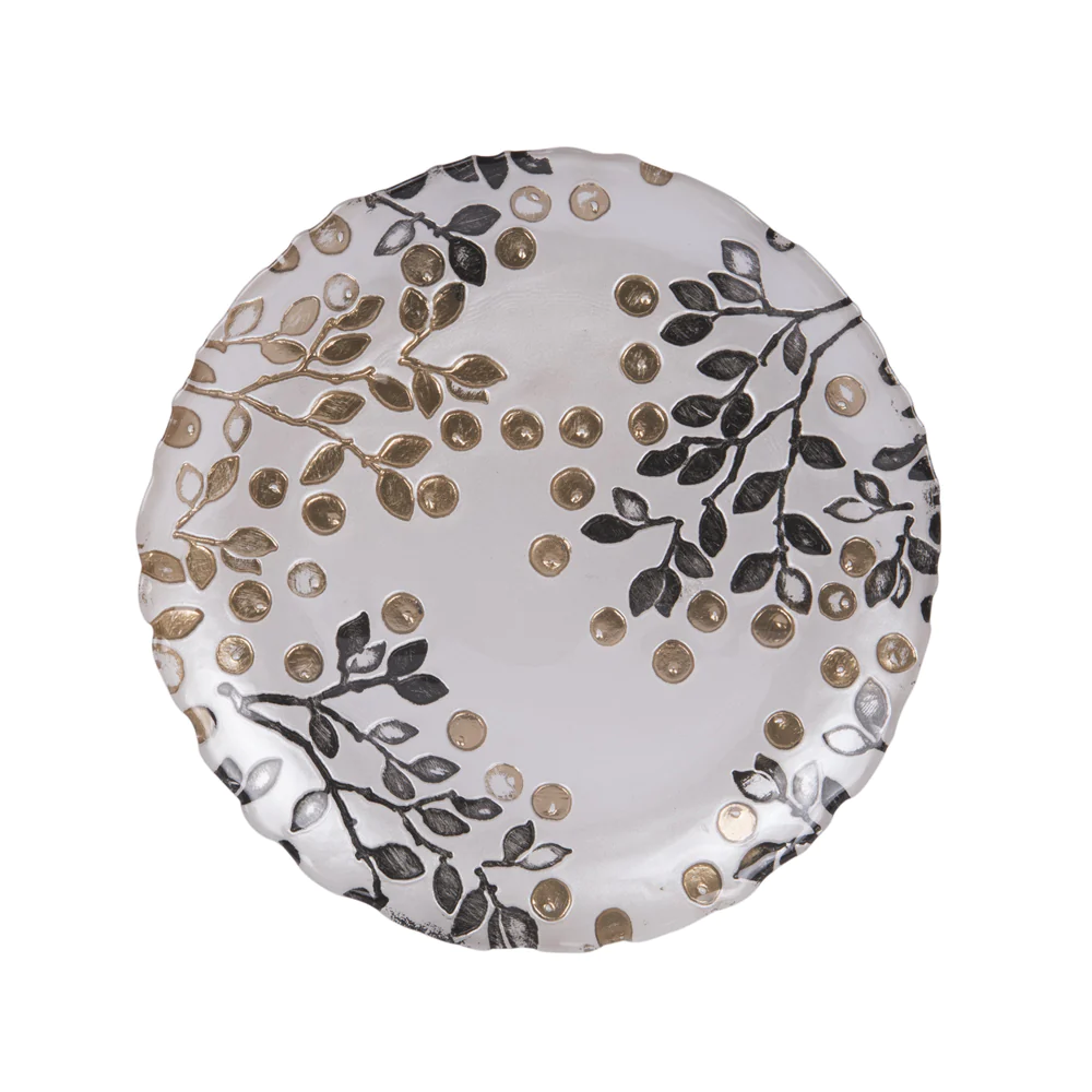 Assiette à dessert Berry 21 cm or (lot de 6) Table passion