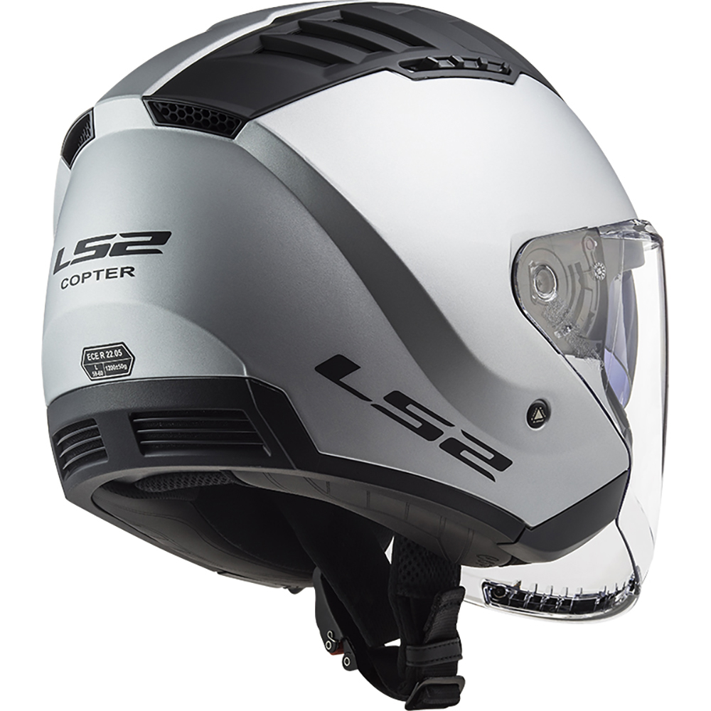 LS2 - Casque OF600 Copter Solid Argent