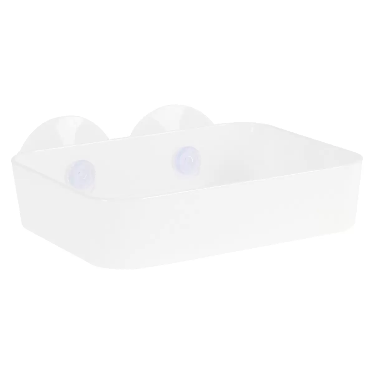 Korb mit Saugknopf weiss