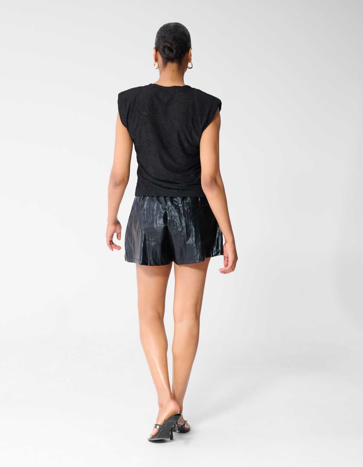 Zebra Organic Top Zwart