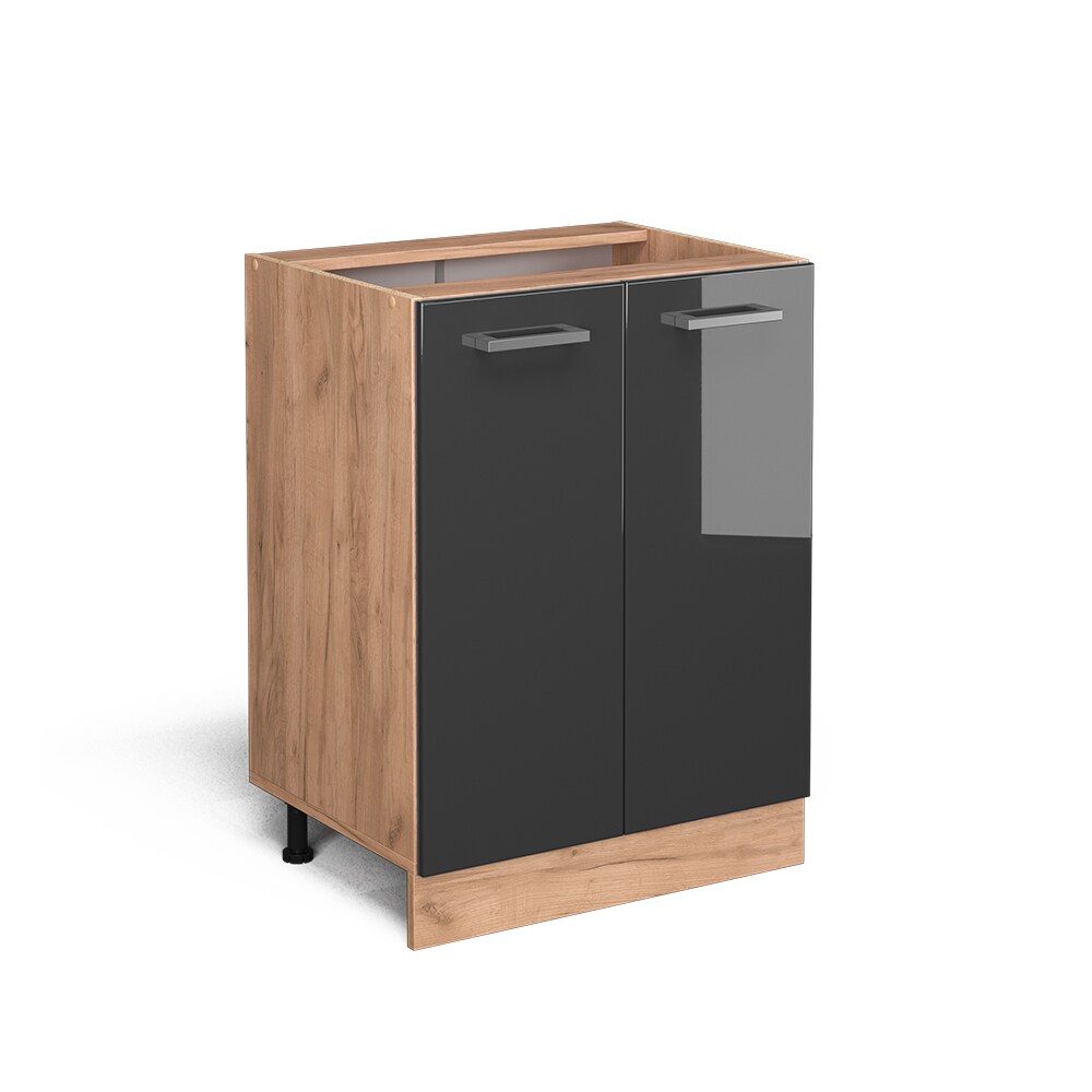 Vicco Unterschrank Küchenschrank Küchenzeile R-Line 60 cm Goldkraft Anthrazit