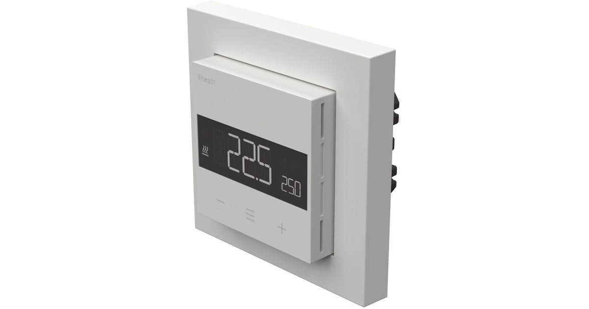 heat itZ-TRM6 White RAL 9003 thermostaat  (Wit, 3600W, 16A, Z-Wave)