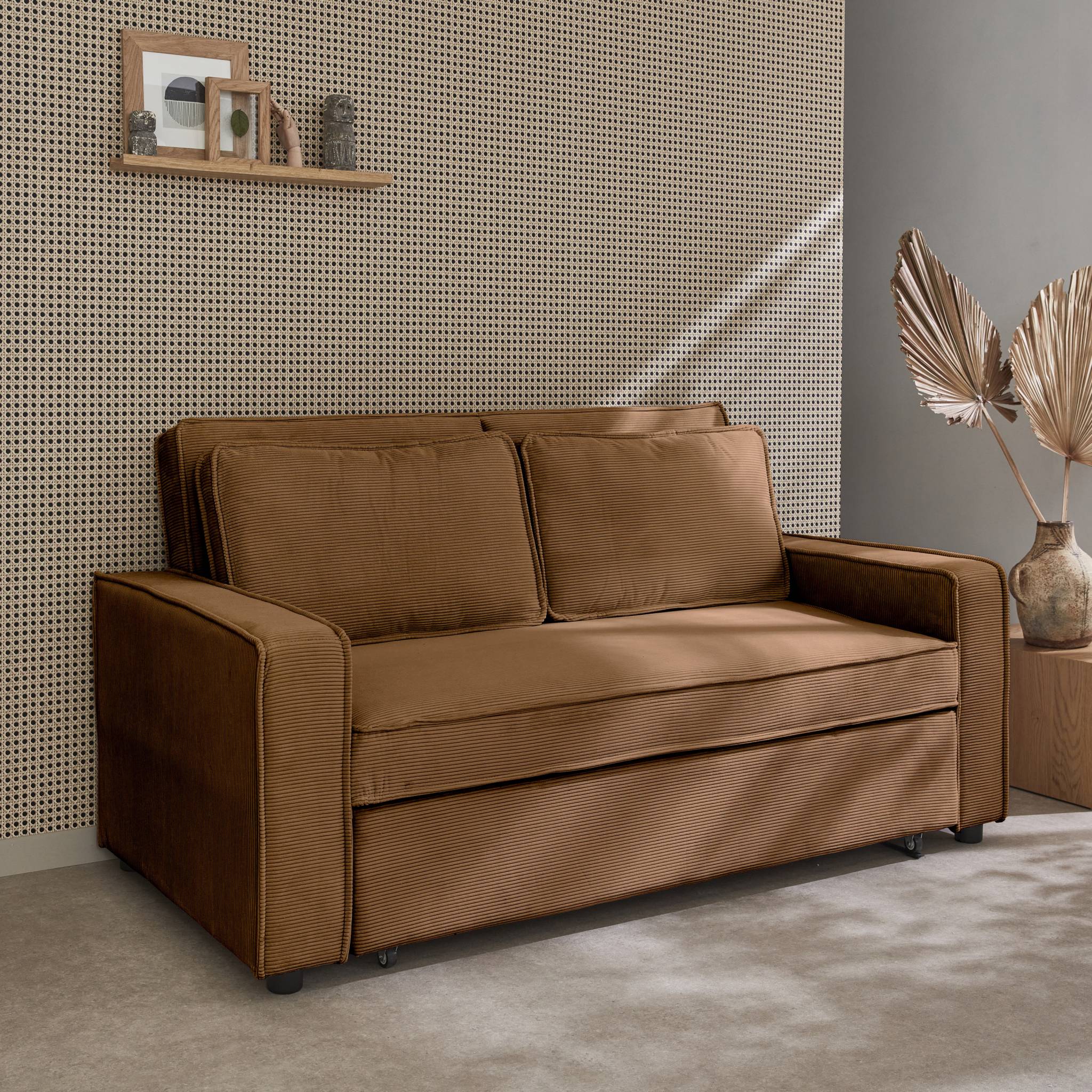 sweeek - 3-zits slaapbank corduroy