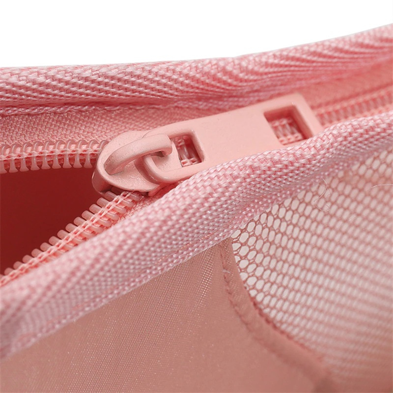 (24x14x14cm) Aufstellbare Kosmetik Tasche Pinsel Necessaire Beauty Make Up Organizer Reisetasche - Schwarz