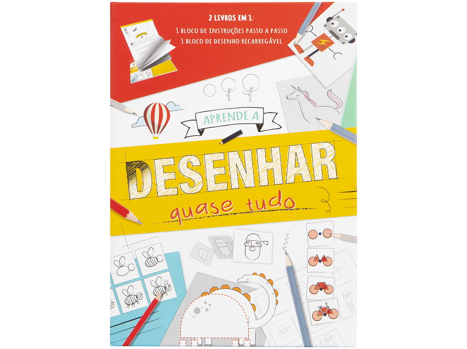 LIVRO APRENDE A DESENHAR QUASE TUDO