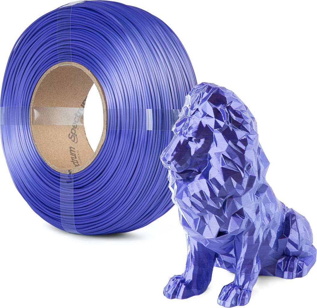 Spectrum  ReFill PLA Silk Amethyst Violet, 1,75 mm / 1000 g    Refill PLA mit Silk Effekt in Amethyst Violet