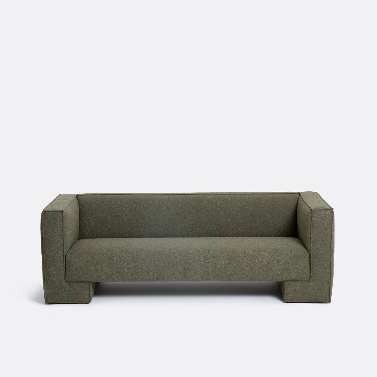 LA REDOUTE INTERIEURS<br>Sofá de 3 lugares, bouclette fino, Capu