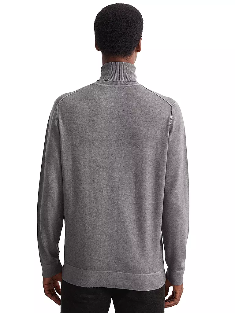 MARC O'POLO Rollkragenpullover grau