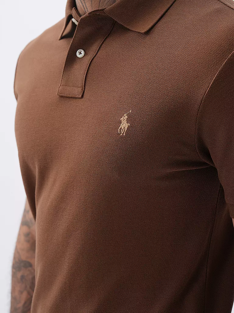 POLO RALPH LAUREN Poloshirt Slim Fit braun