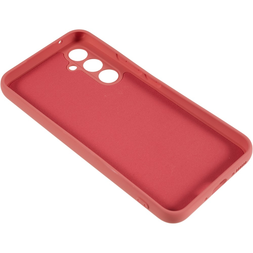 Samsung Galaxy A54 5G Gummi Case Hülle mit Kameraschutz - Rot (Matt)