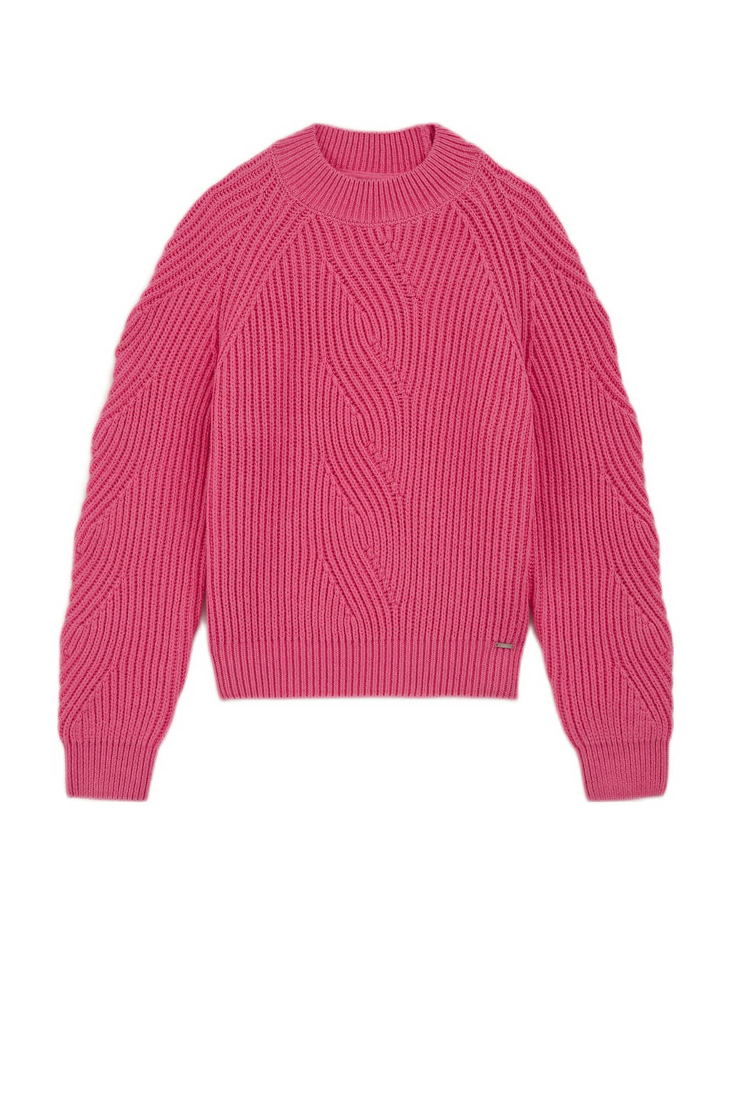 WE Fashion gebreide trui roze