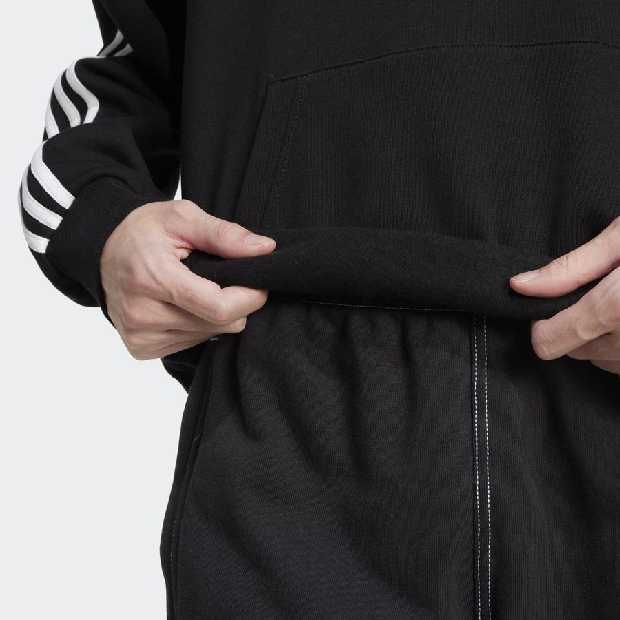 Adidas Original Sweat-shirt à capuche coupe baggy Adicolor