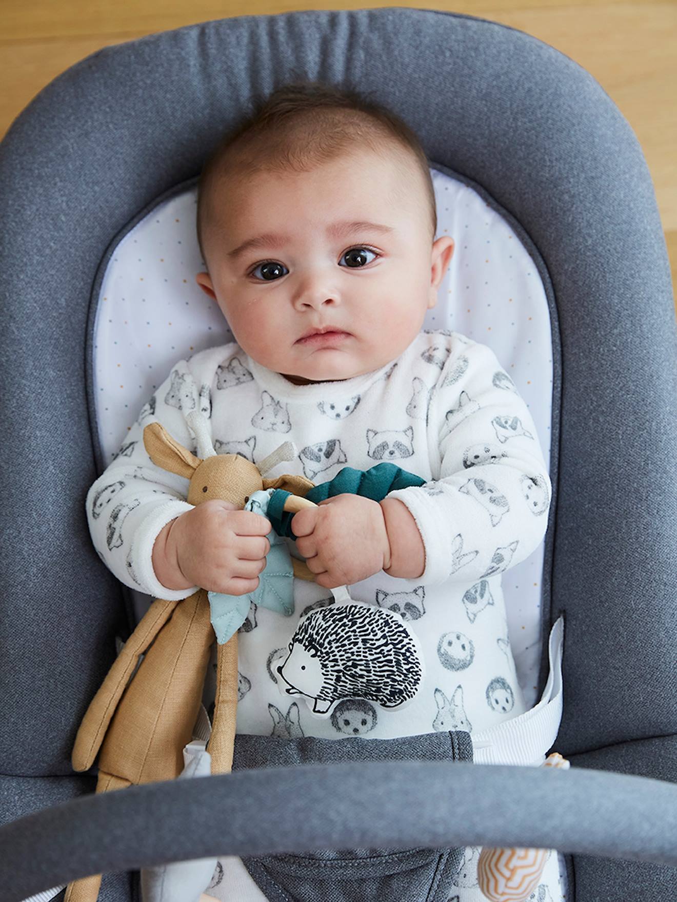 Rede Babydream com arco, amarelo escuro liso