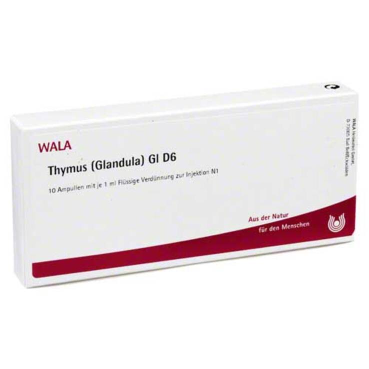 Thymus Glandula GL D 6 Ampullen, 10X1 ml