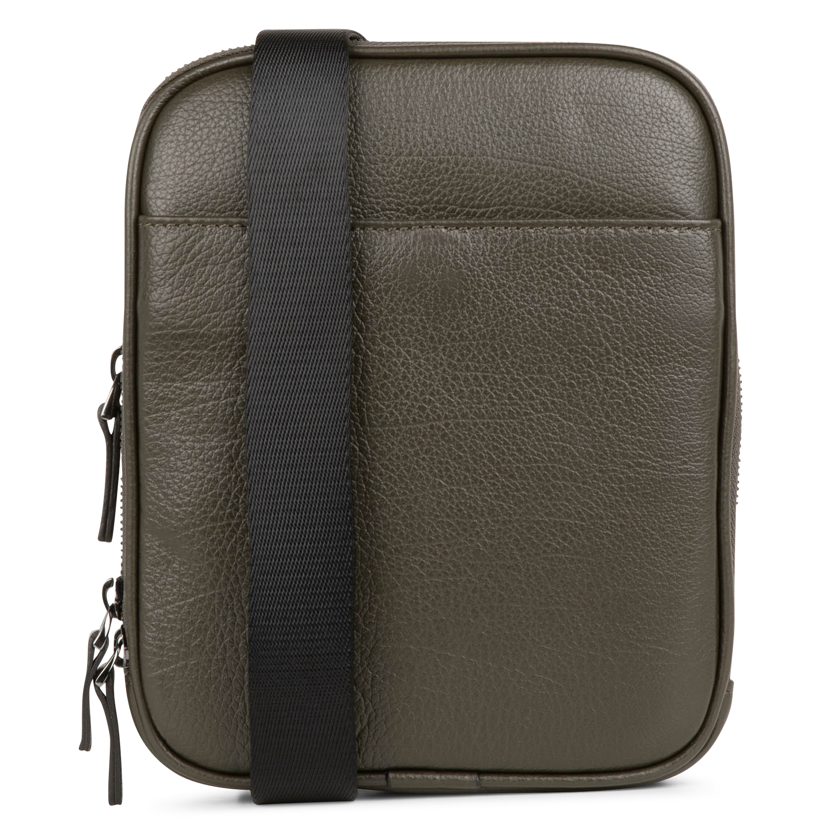 Sac bandoulière en cuir | Kaki