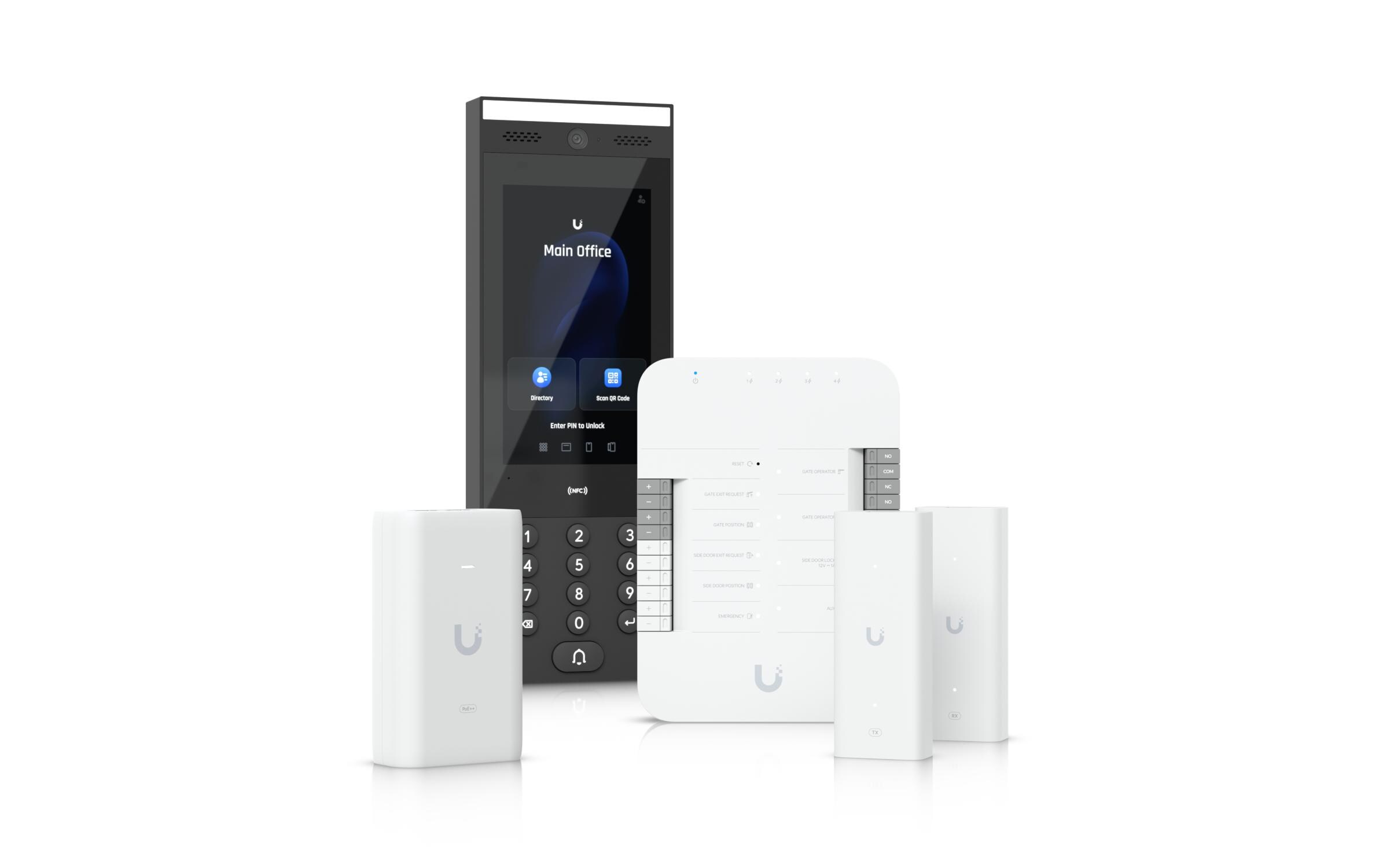 Gate Access Starter Kit UA-SK-GATE<br>Komplettes Set zur Steuerung von Fahrzeugtoren mit integrierter Nummernschilderkennung
