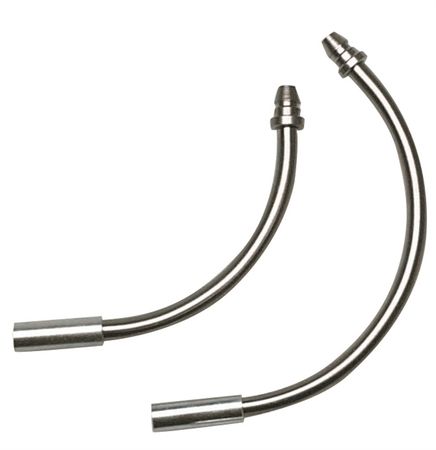 PIPE Kabelführung für V-Brakes  silber  90°