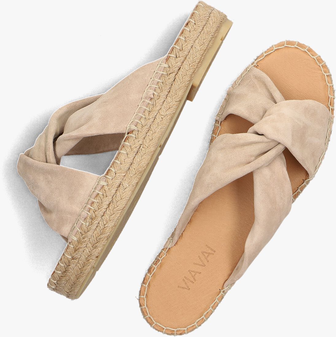 VIA VAI beige via vai slippers mondi luz