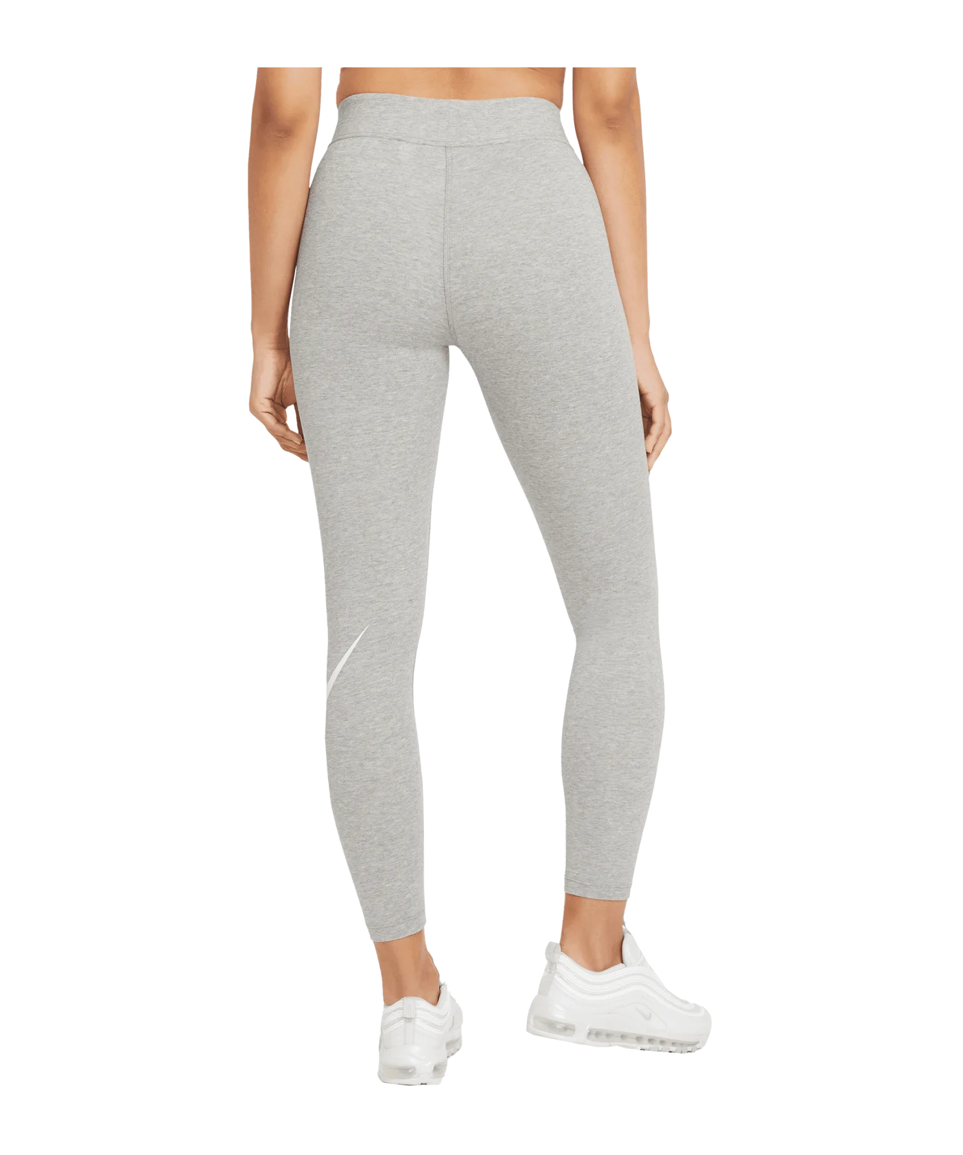 Nike Essentials Leggings Damen Grau Weiss F063