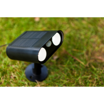 LUTEC prikspot Bingo zwart 8,2W bewegingssensor