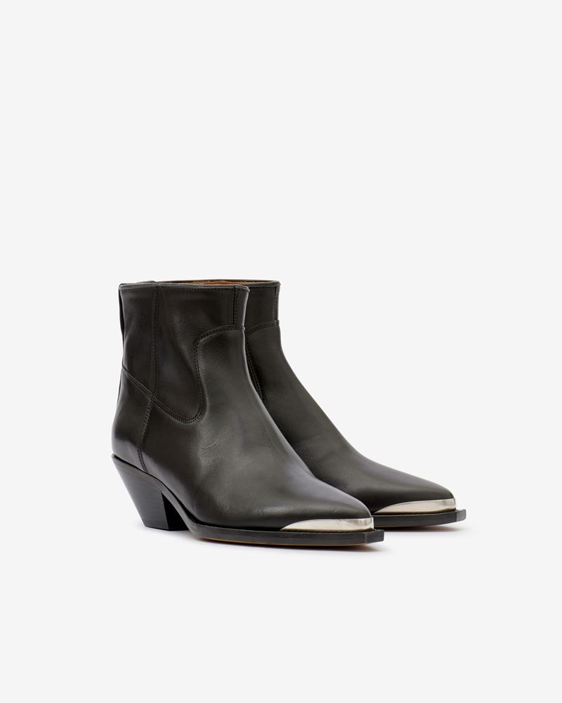BOTTINES EN CUIR DE VACHETTE ADNAE