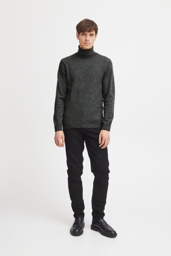 Casual Friday CFKARL roll neck bounty knit Pewter mix