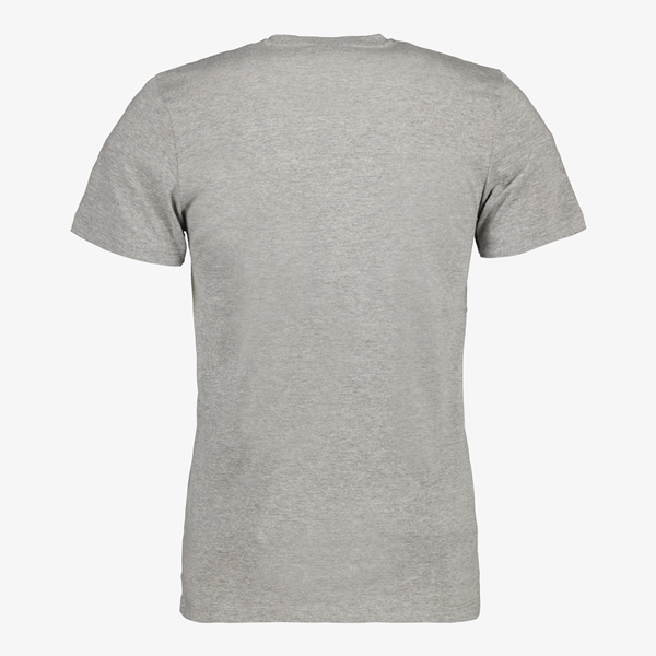 Unsigned heren T-shirt grijs ronde hals