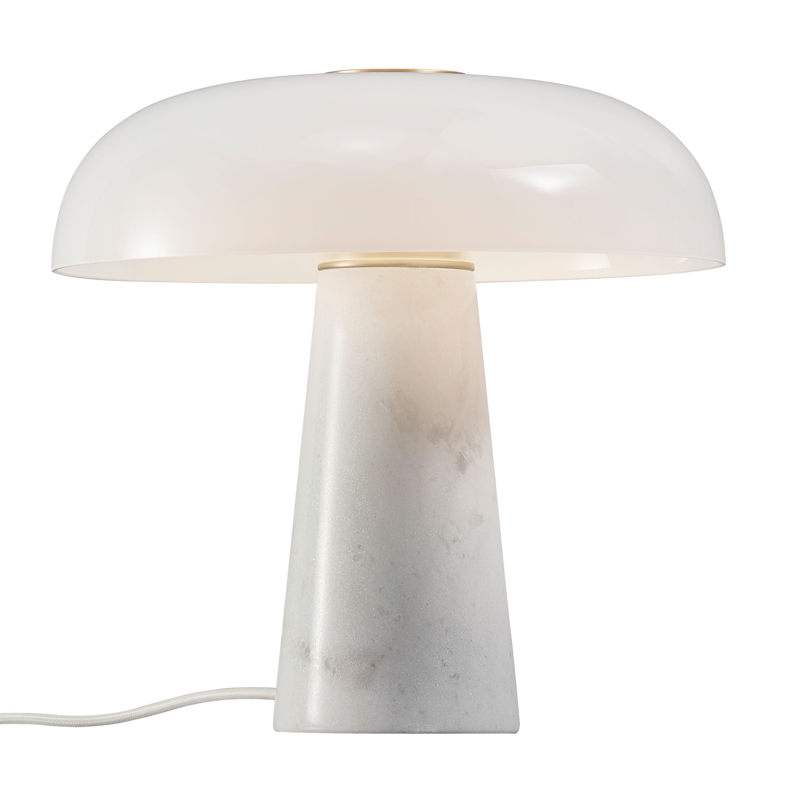 LE_GLOSSY Tischleuchte weiss - Weiss / H: 32.0 cm x D: 32.0 cm