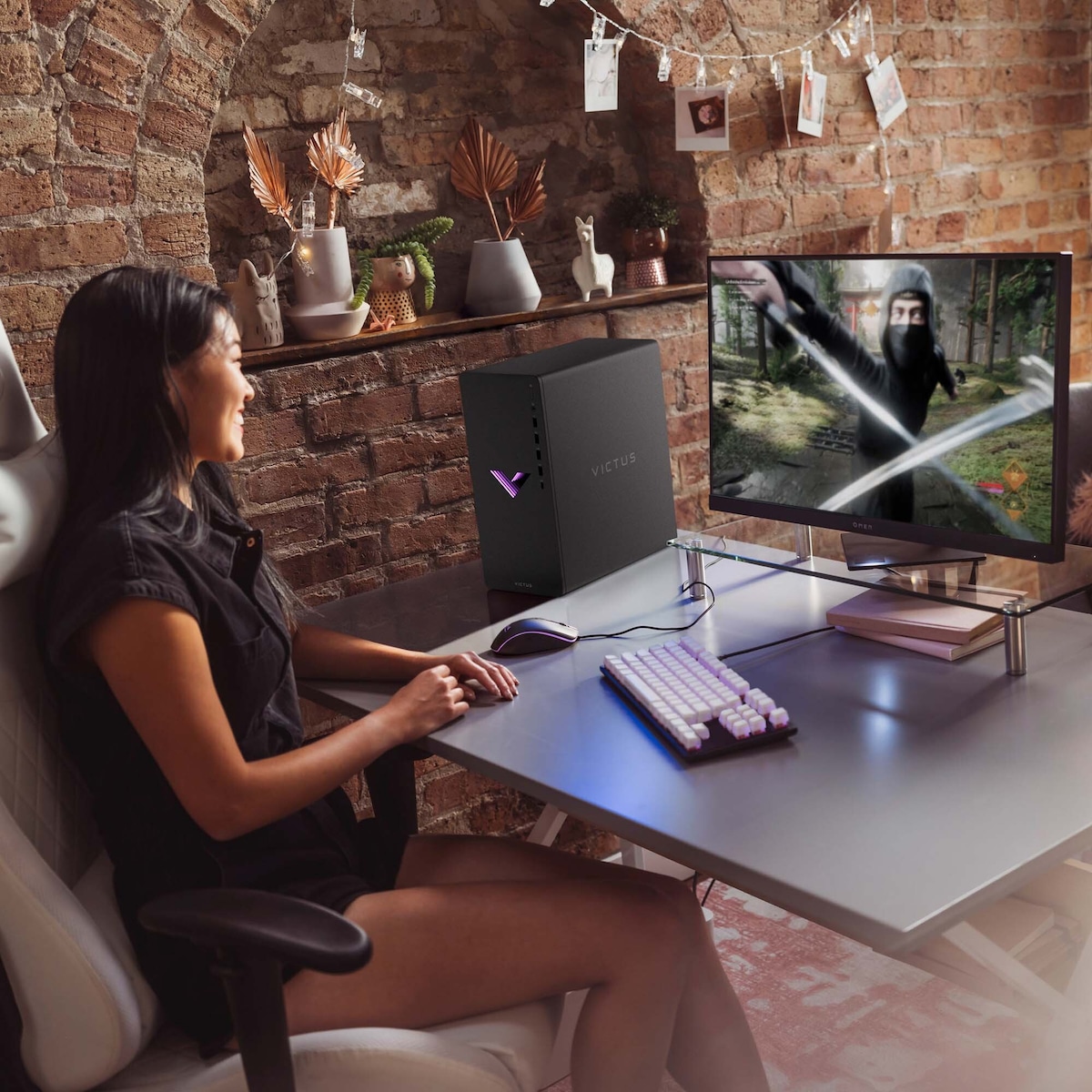 HP Victus 15L i5-12400F/8GB/1TB/3050 stasjonær gaming-PC