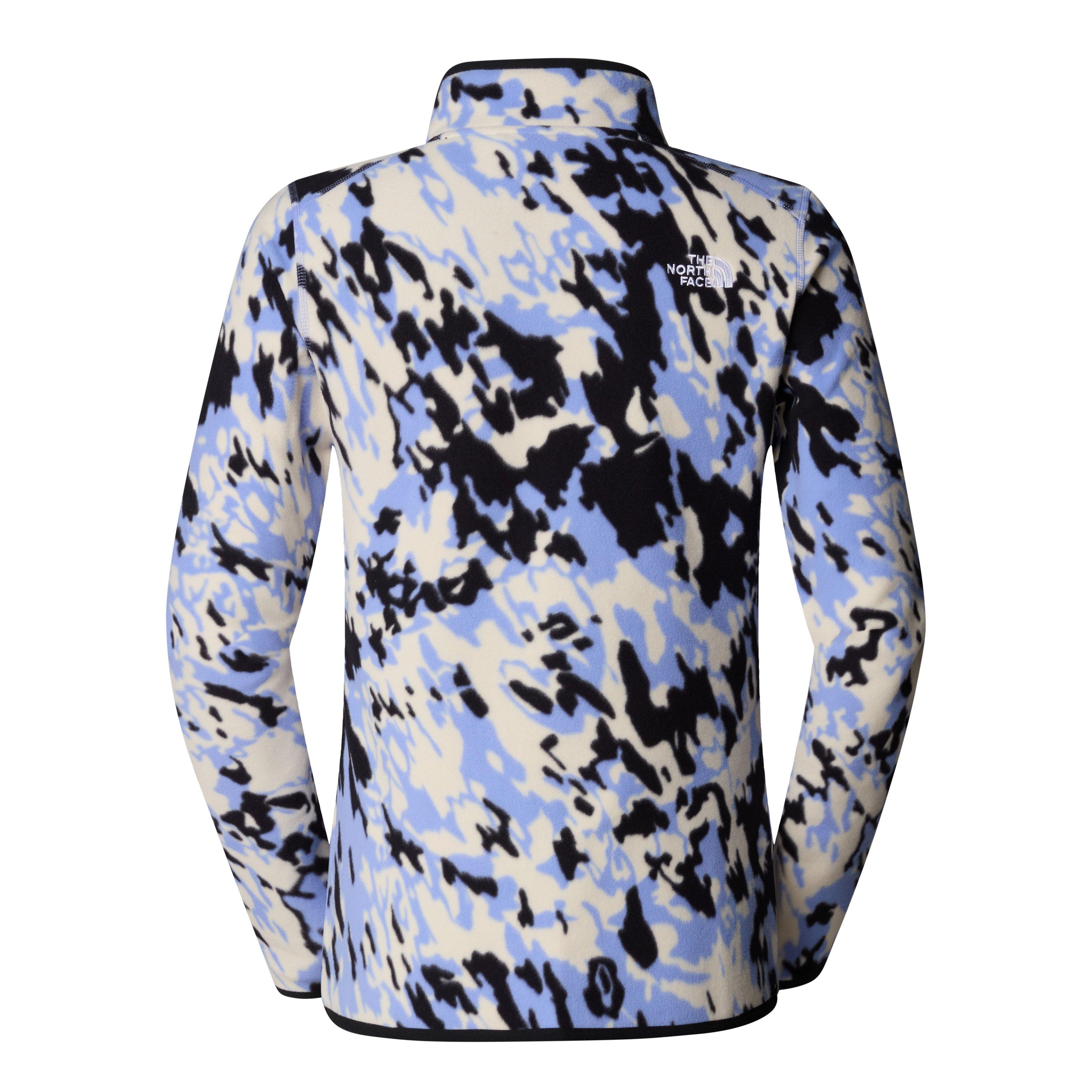 The North Face W 100 GLACIER PRINTED 1/4 ZIP - EU