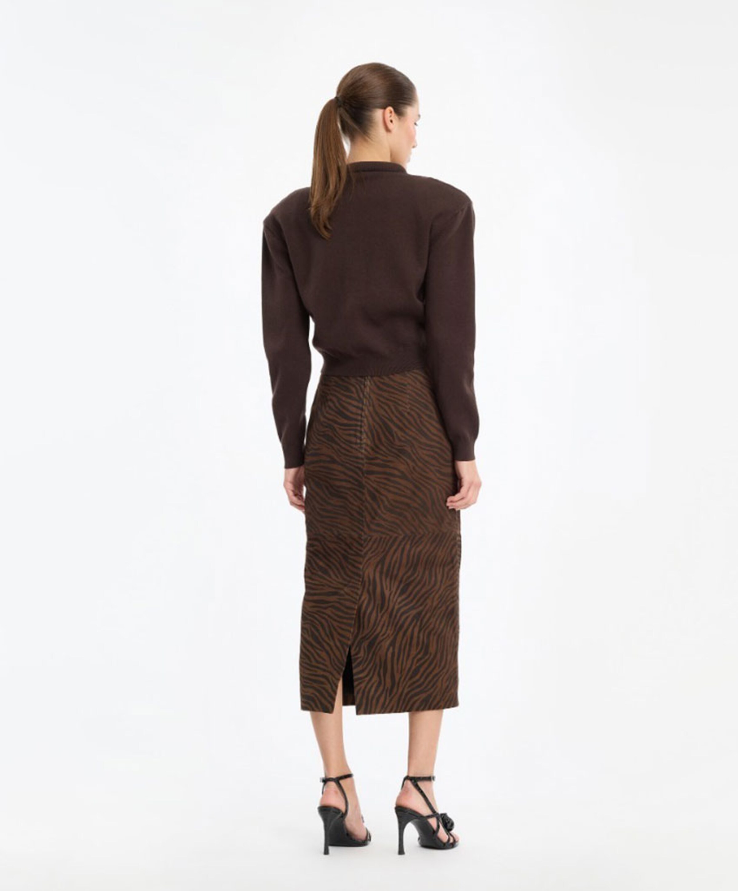 ROTATE Dames vest bruin