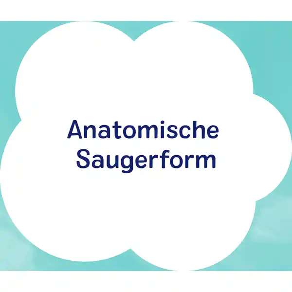 Beruhigungssauger anatomisch Silikon 0-2 Monate