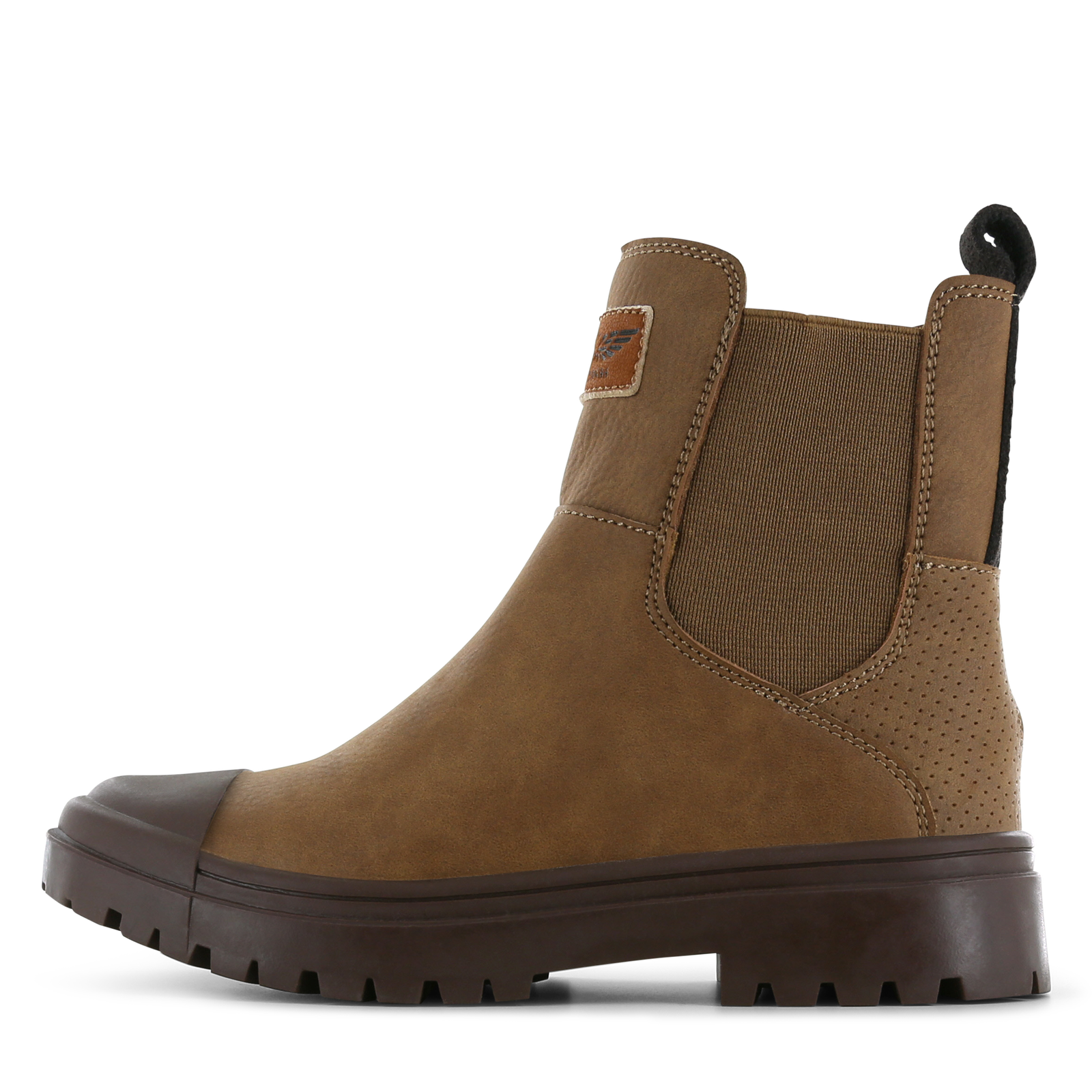 Shoesme cognac chelsea boot