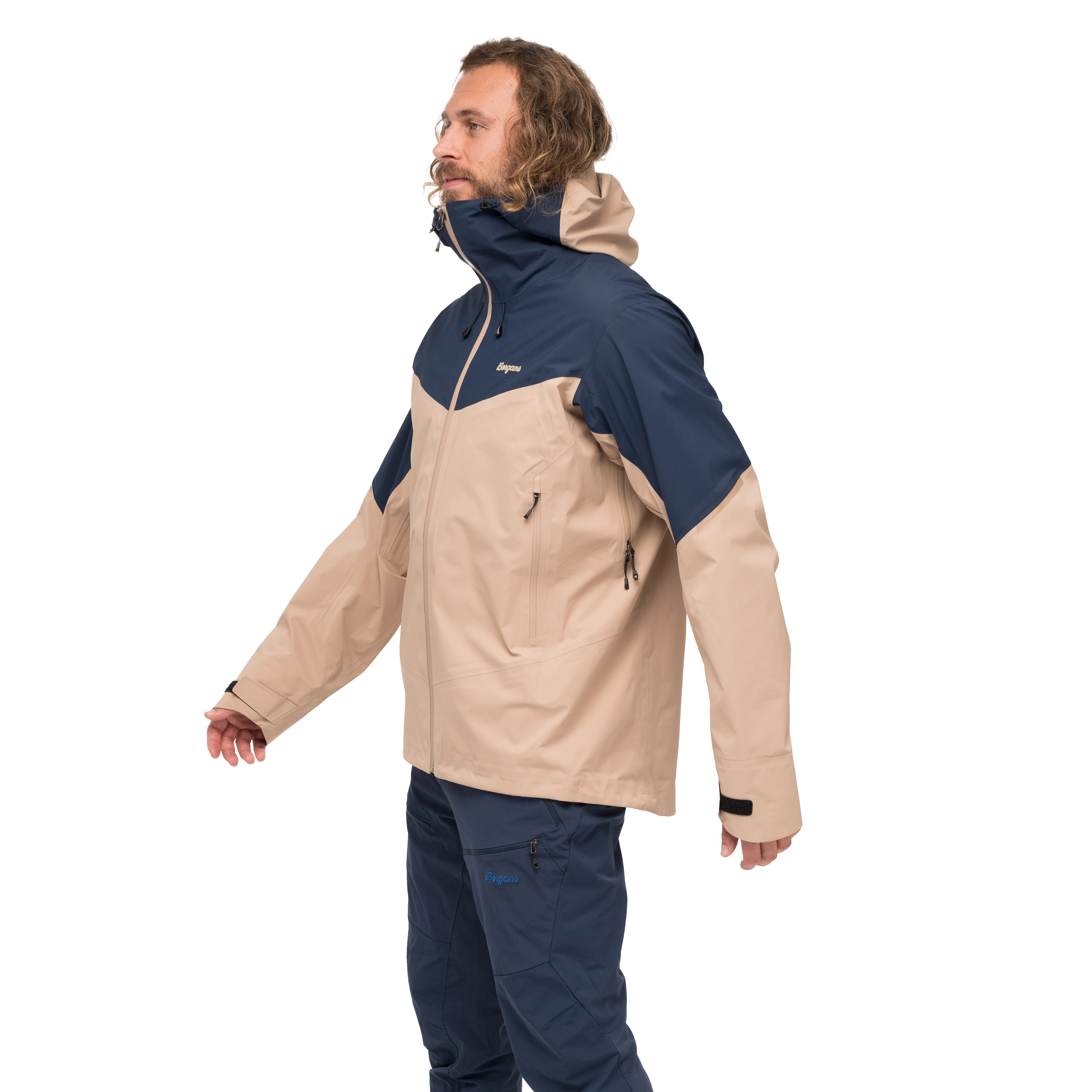 Rabot Allround 3L Shell Jacket Men Warm Sand / Navy Blue