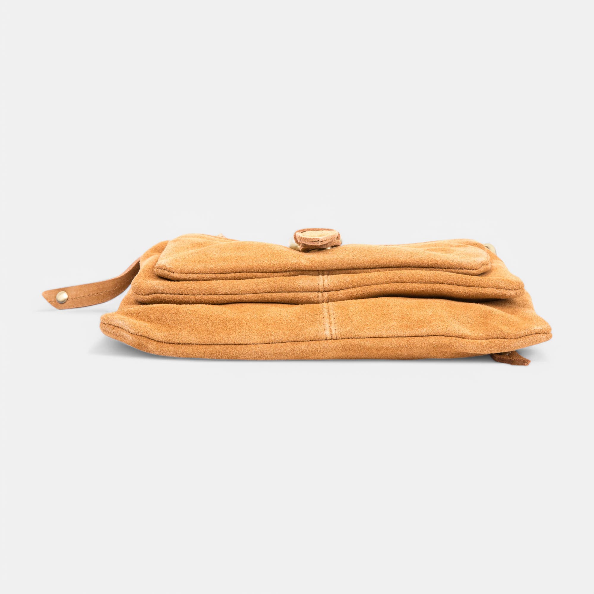 Sac bandoulière en cuir jaune