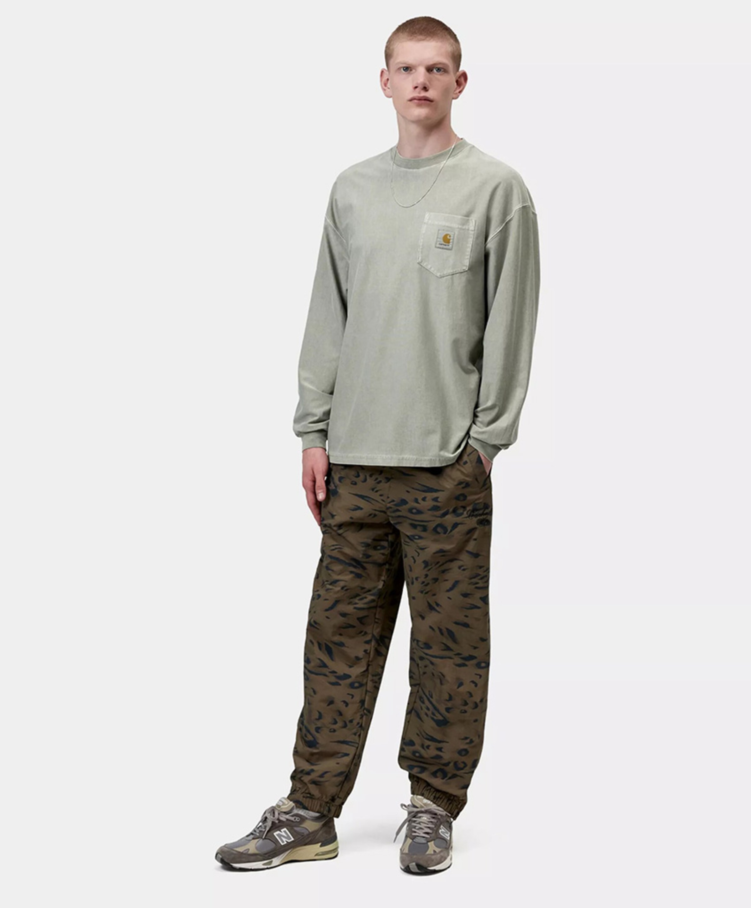 Carhartt WIP Heren longsleeve groen