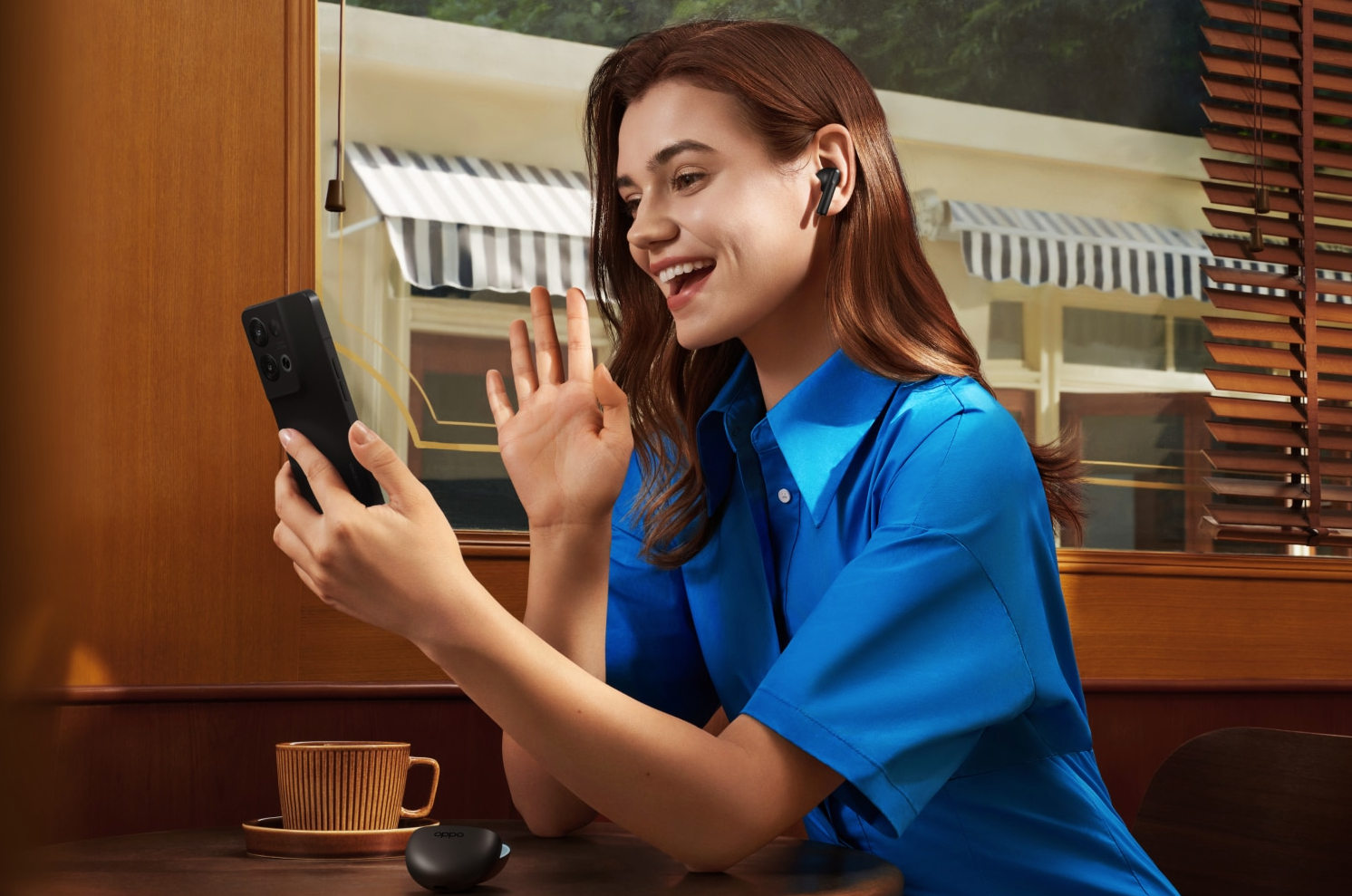 Enco Buds2 Bluetooth In-Ear Kopfhörer Headset IPX4 mit Ladecase (6672566) - Weiss
