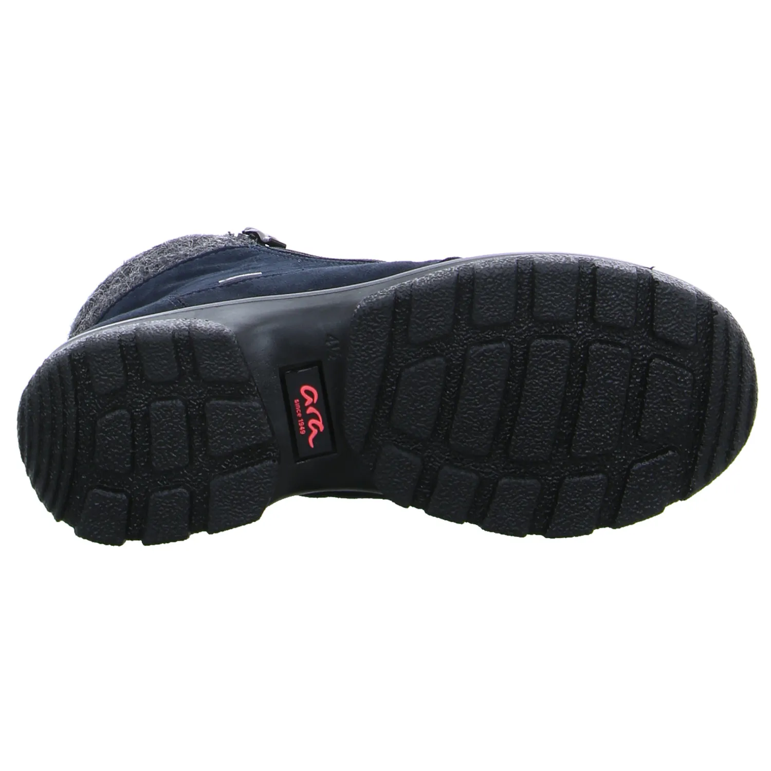 ARA Comfort-Boot Blau Lederimitat  Wechselfussbett und Gore-Tex