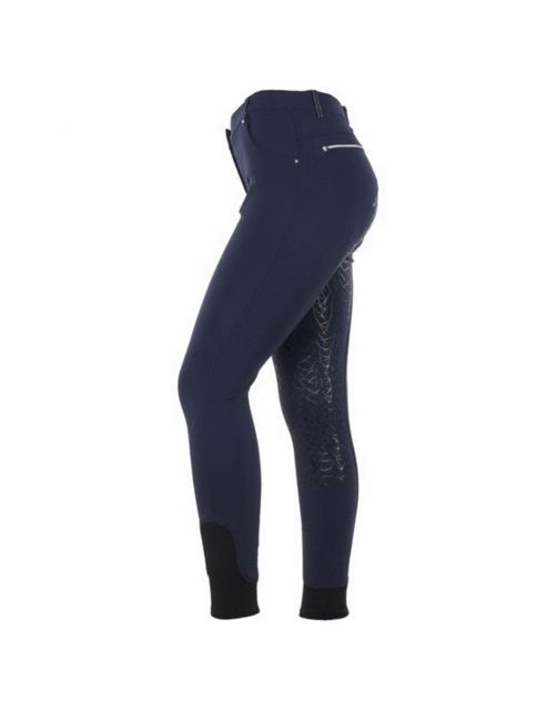 Br Rijbroek Brenn Dames Total Eclipse Donkerblauw - Ruiterkleding